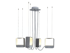 EAU DE LUMIÈRE 4 PETIT - LED pendant lamp - Ceiling lamp by DESIGNHEURE