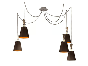 LUXIOLE 5 PETIT - Fabric pendant lamp - Ceiling lamp by DESIGNHEURE