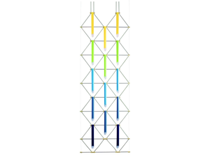 MOZAIK 2x5 - LED pendant lamp - Ceiling lamp by DESIGNHEURE
