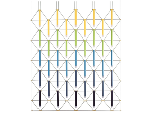 MOZAIK 5x5 - Pendant lamp / room divider - Ceiling lamp by DESIGNHEURE
