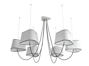 NUAGE 6 GRAND - Fabric chandelier - Ceiling lamp by DESIGNHEURE
