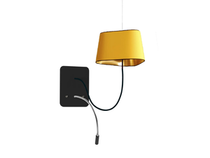 NUAGE PETIT - LED steel wall light with swing arm - Wall lamp by DESIGNHEURE