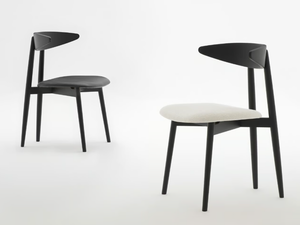 TÈ - Ash chair with integrated cushion - Accessories by Désirée divani