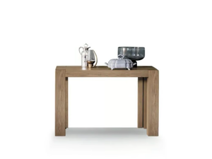 BROOKLYN - Extending rectangular solid wood console table - Console by Devina Nais