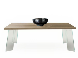 DOUBLE - Rectangular oak coffee table - Coffee table by Devina Nais