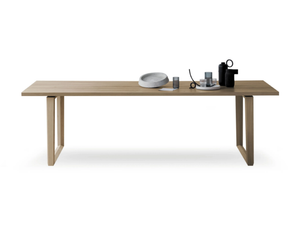 DOUBLE - Rectangular oak table top - Table by Devina Nais