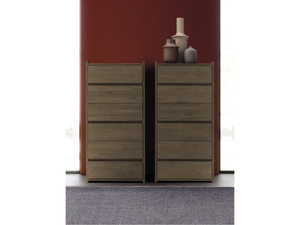 GROOVE - Solid wood chest of drawers - drawer by Devina Nais