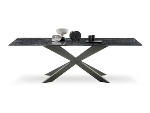 MANHATTAN MY GLASS - Rectangular tempered glass table top - Furniture accessories by Devina Nais