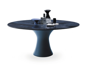 MANHATTAN RING MY GLASS - Round tempered glass table top - Furniture accessories by Devina Nais