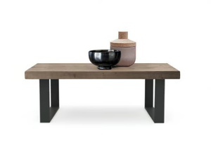 MASTER - Rectangular solid wood coffee table - Coffee table by Devina Nais