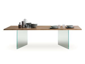 TWINS - Rectangular oak table top - Table by Devina Nais