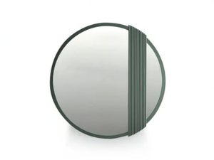 ZERO.16 - Round wall-mounted solid wood mirror - Accessories by Devina Nais