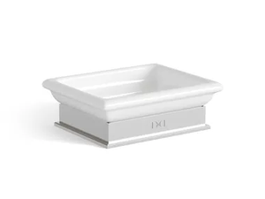 CUBE - Metal soap dish - Accessories by Devon&Devon