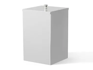 CUBE - Waste basket with lid - Accessories by Devon&Devon