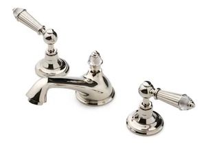 DIAMOND - 3 hole countertop washbasin tap with individual rosettes - Tap by Devon&Devon