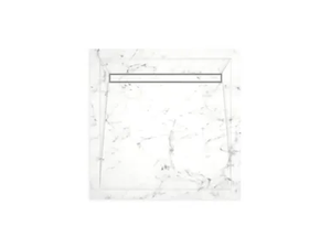 ELEGANCE - Square Carrara marble shower tray - Shower tray by Devon&Devon