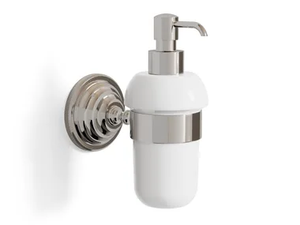 GEMSTONE - Wall-mounted ceramic Bathroom soap dispenser - Accessories by Devon&Devon