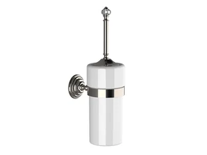GEMSTONE - Wall-mounted ceramic toilet brush - Sanitary accessories by Devon&Devon
