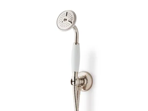 Handshower - Wall-mounted brass handshower with bracket - Shower by Devon&Devon