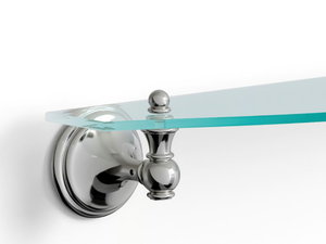 KALOS - Crystal and brass bathroom wall shelf - Cabinet by Devon&Devon