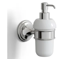 KALOS - Wall-mounted ceramic Bathroom soap dispenser - Sanitary accessories by Devon&Devon