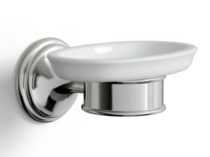 KALOS - Wall-mounted ceramic soap dish - Sanitary accessories by Devon&Devon
