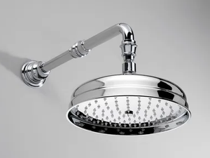 Overhead shower - Wall-mounted round brass overhead shower - Shower by Devon&Devon