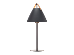 STRAP - Metal and leather table lamp - Table lamp by DFTP