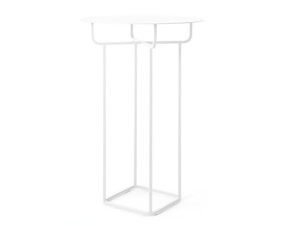 GRILL - Round powder coated aluminium high table - Table by Diabla