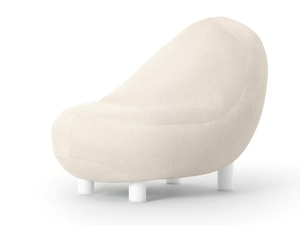 PATOSO - Fabric garden armchair with removable cover - Armchair by Diabla