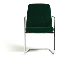 ARTÙ - Cantilever fabric reception chair with armrests - Chair by Diemme
