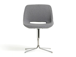 CLEA - Upholstered with 4-spoke base fabric chair - Chair by Diemme