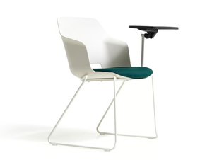 CLOP - Sled base polypropylene training chair with writing tablet - Chair by Diemme