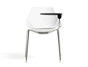 EON - Polyurethane training chair with writing tablet - Chair by Diemme