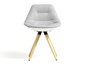 EON - Trestle-based fabric reception chair - Chair by Diemme
