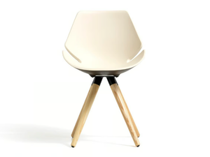 EON - Trestle-based polyurethane reception chair - Chair by Diemme
