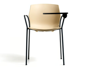 NO FRILL - Polypropylene training chair with writing tablet - Chair by Diemme