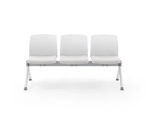 LIBRA EASY SOFT - Freestanding plastic beam seating with integrated cushion - Accessories by Diemmebi