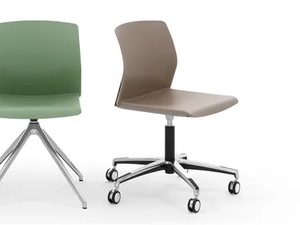LIBRA PLASTIC - Height-adjustable swivel plastic office chair - Chair by Diemmebi