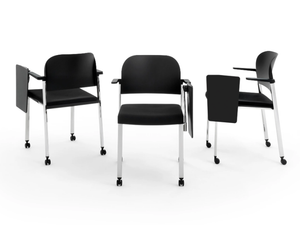 MAKEUP EASY SOFT - Polypropylene training chair with writing tablet - Chair by Diemmebi