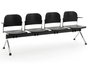 MAKEUP PLASTIC - Polypropylene beam seating - Bench by Diemmebi