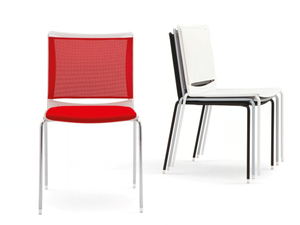S’MESH PLASTIC - Chair 4 legs - Chair by Diemmebi