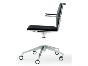 S’MESH SOFT - Height-adjustable office chair with castors with 5-Spoke base - Chair by Diemmebi