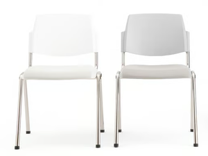 VOLÉE EASY SOFT - Upholstered stackable chair - Chair by Diemmebi