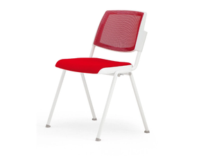 VOLÉE NET SOFT - Stackable fabric chair - Chair by Diemmebi