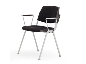 VOLÉE SOFT - Upholstered fabric chair with armrests - Chair by Diemmebi