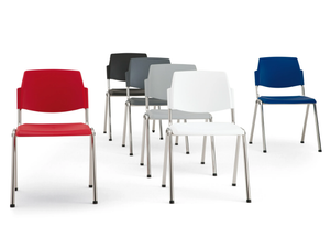VOLÉE - Stackable chair - Chair by Diemmebi