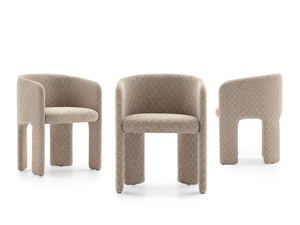 CALI - Upholstered fabric chair with armrests - Chair by Ditre Italia
