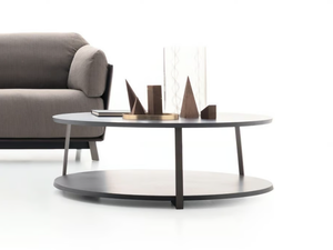 KAILUA - Low wooden coffee table with integrated magazine rack - Coffee table by Ditre Italia