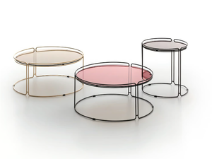 MONOLITH - Round metal coffee table - Coffee table by Ditre Italia